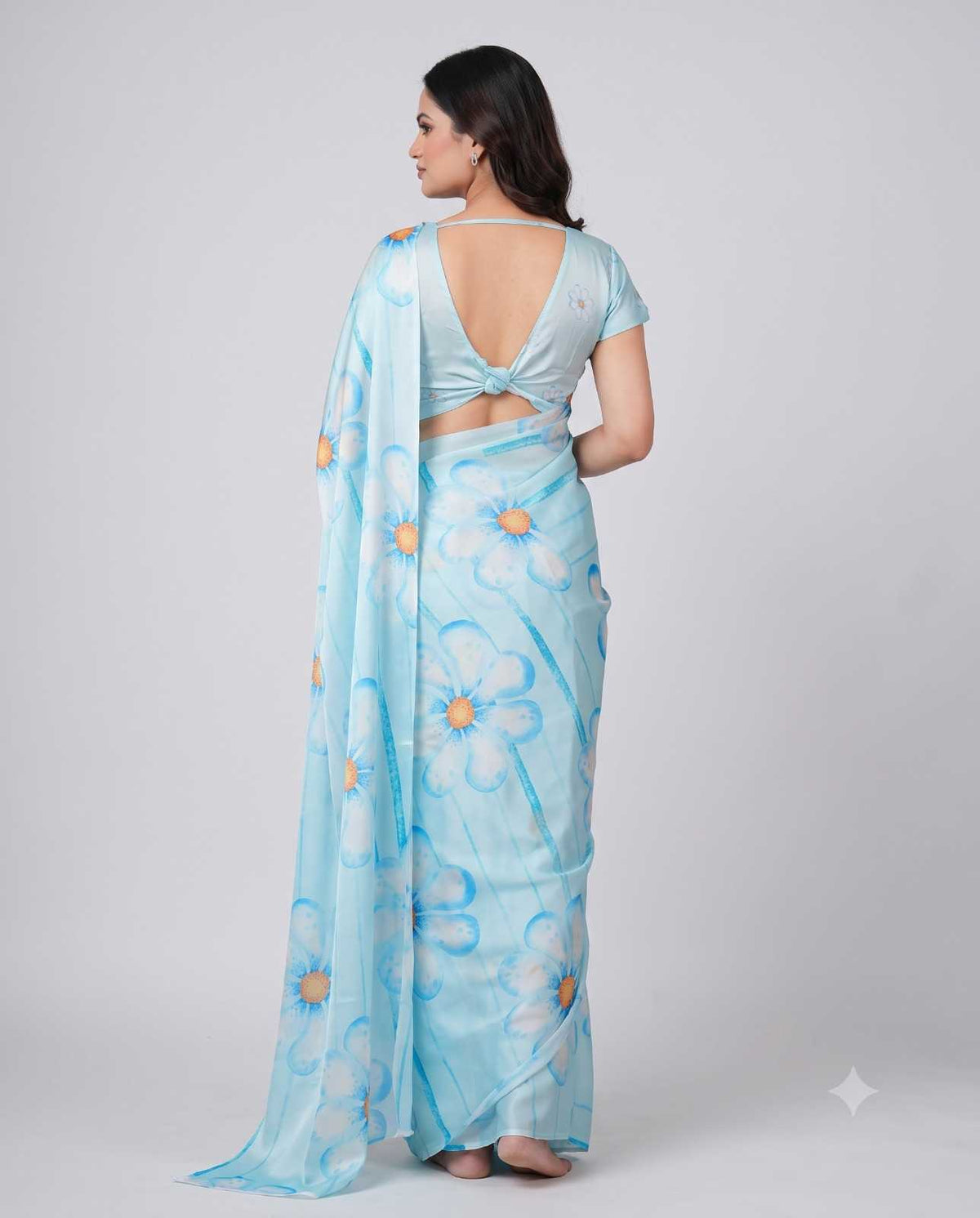 Satin Silk Designer Saree