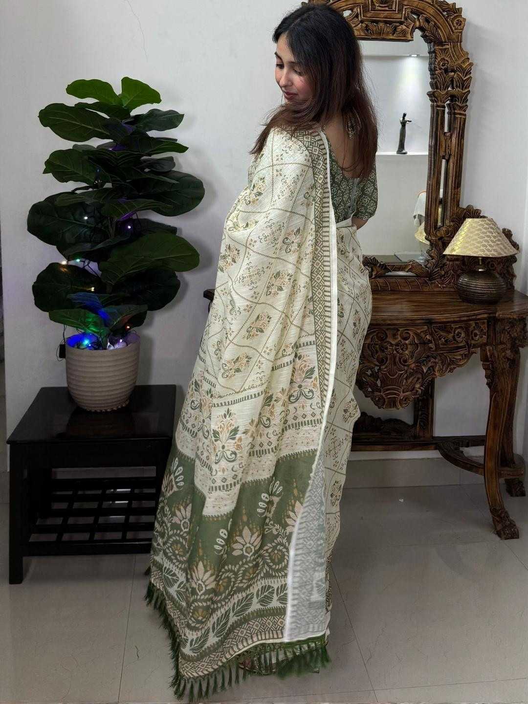 Dakshavi Cotton Fancy Saree