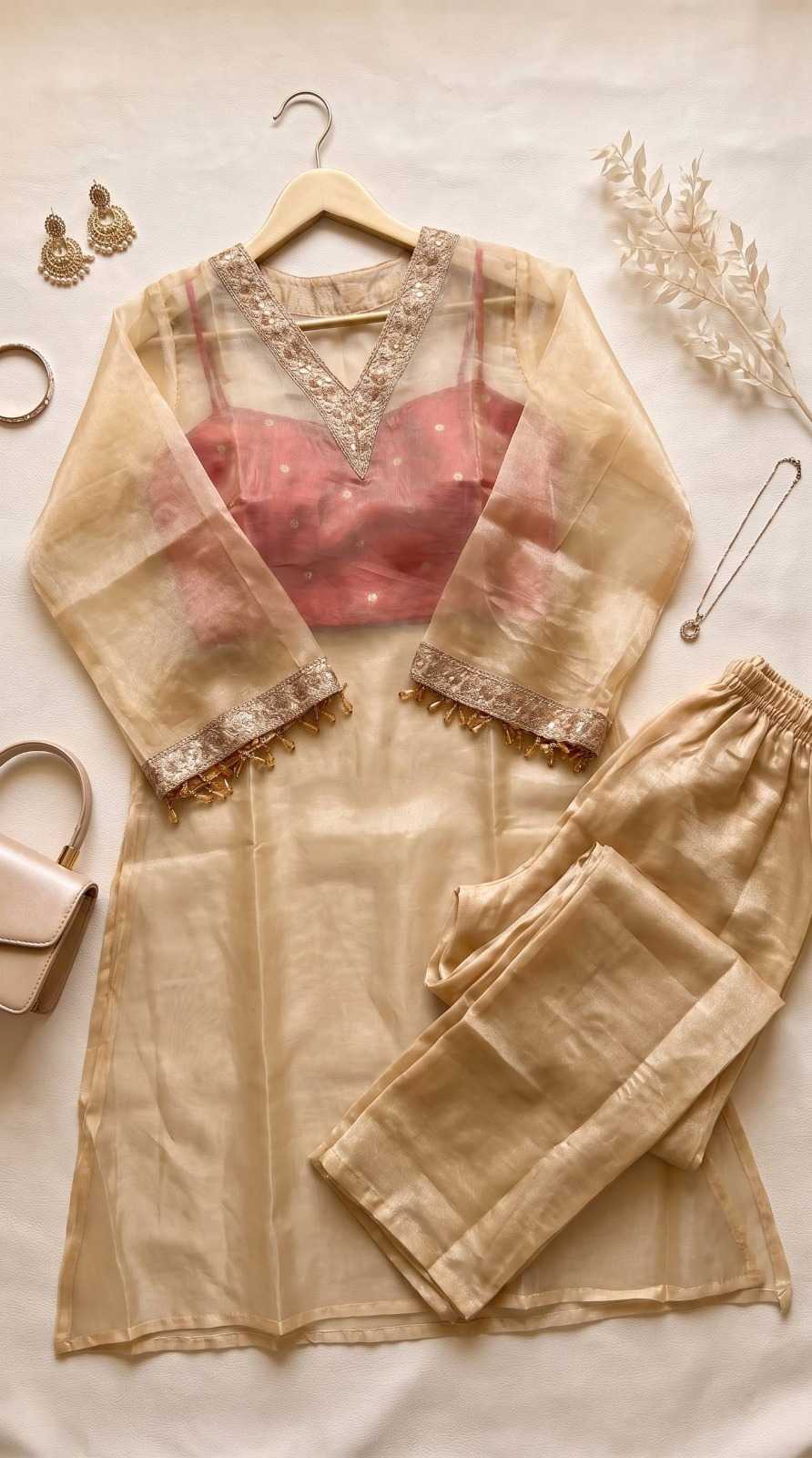 Dakshika Tissue Designer Kurti
