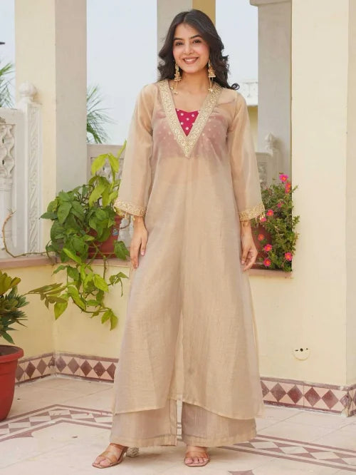 Dakshika Tissue Designer Kurti