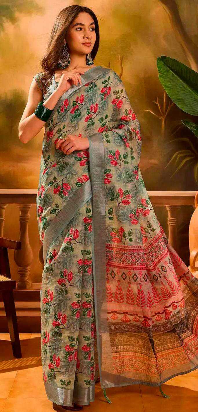 Deepali Cotton Designer Saree in Cannon Pink