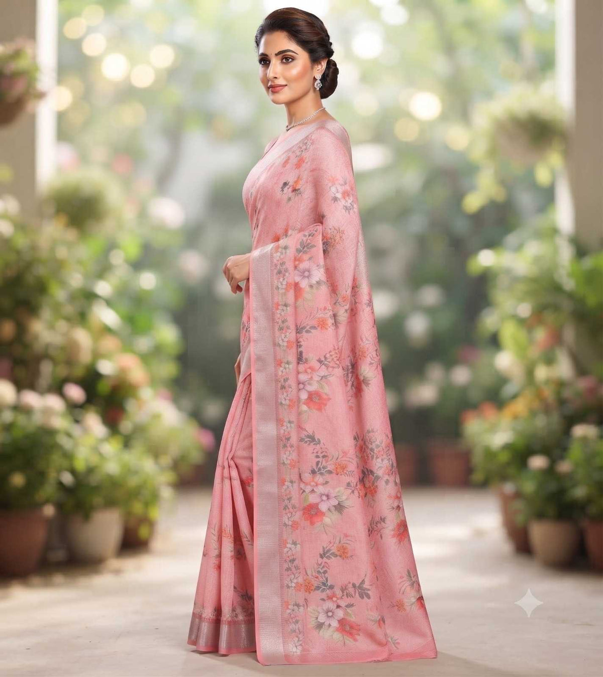 Dhruvisha Cotton Fancy Saree