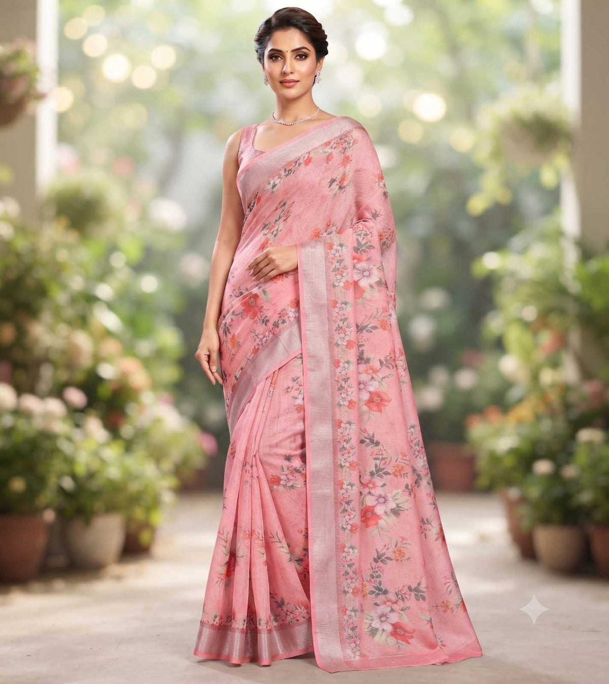 Dhruvisha Cotton Fancy Saree