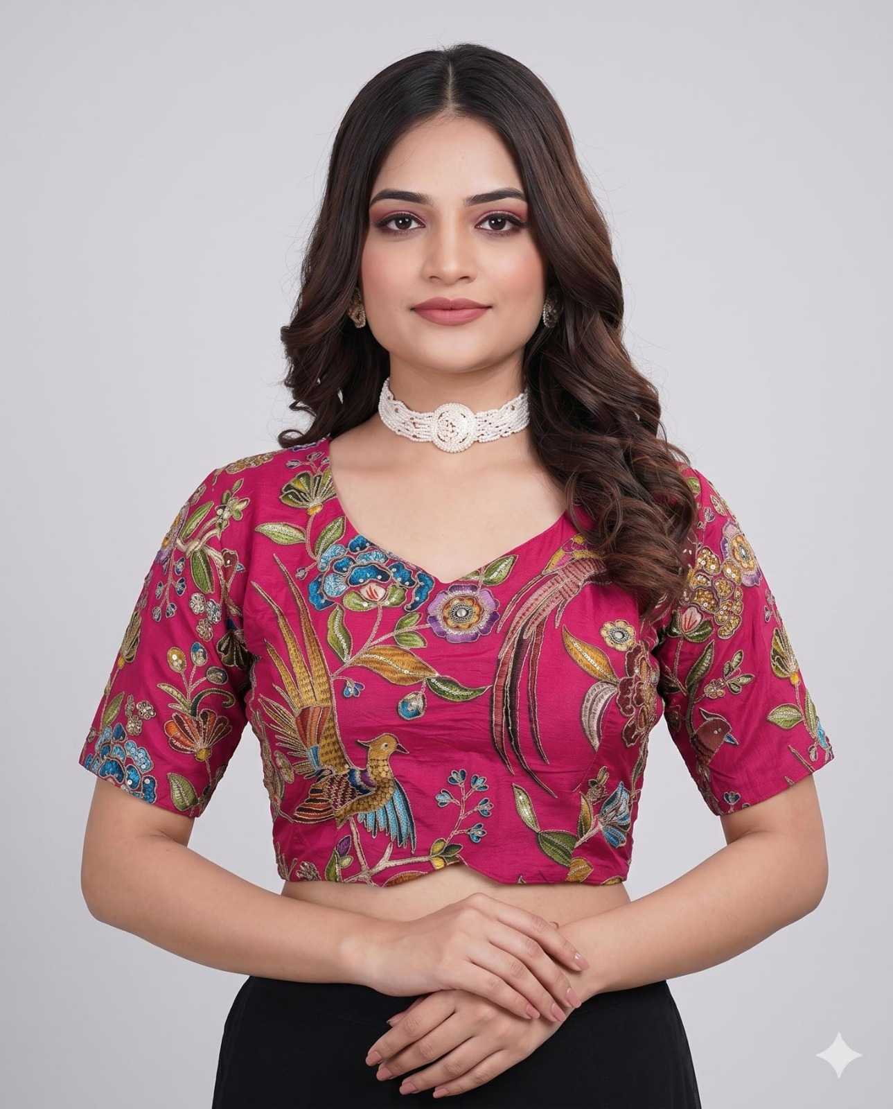 Pure Viscos Designer Blouse