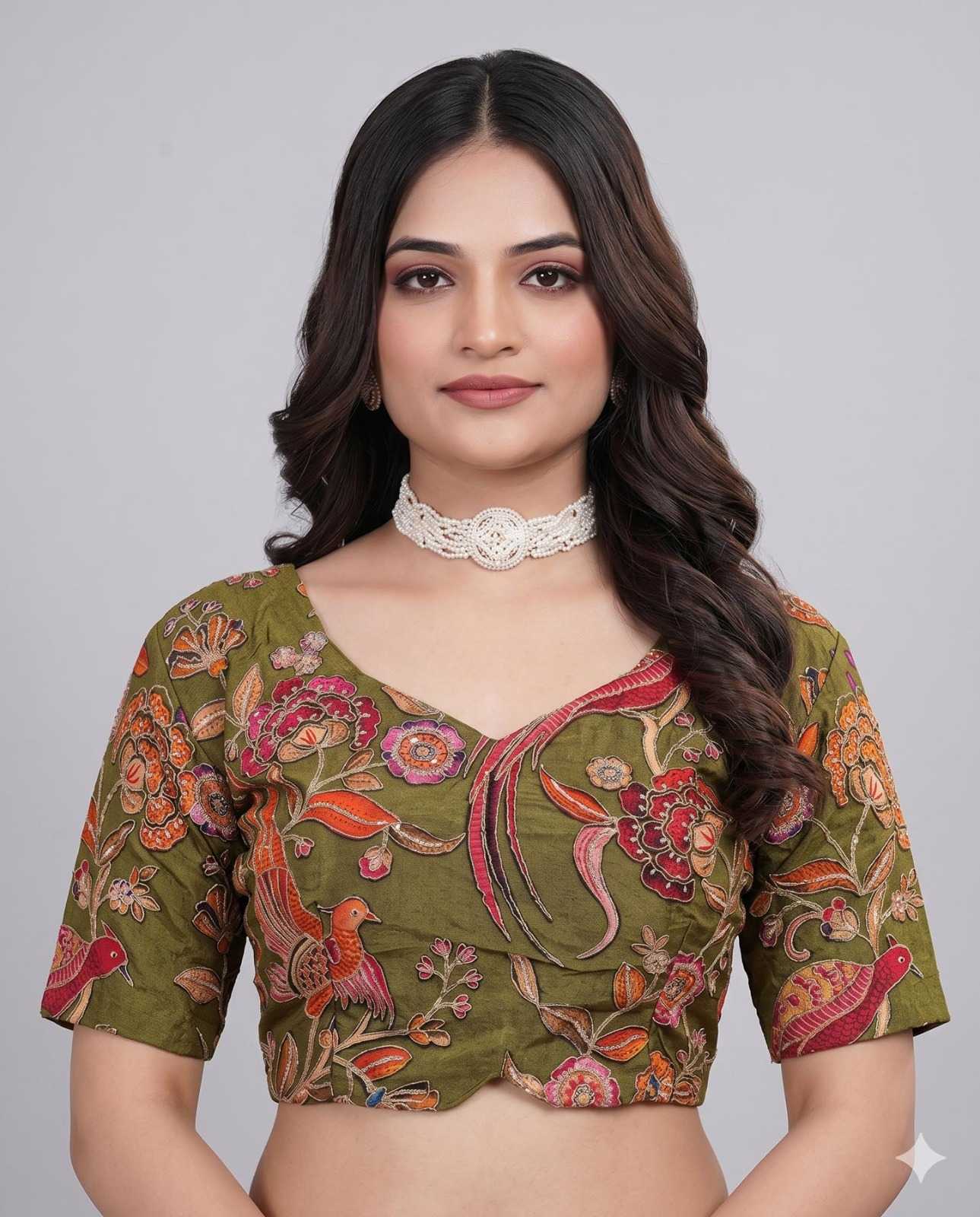 Pure Viscos Designer Blouse