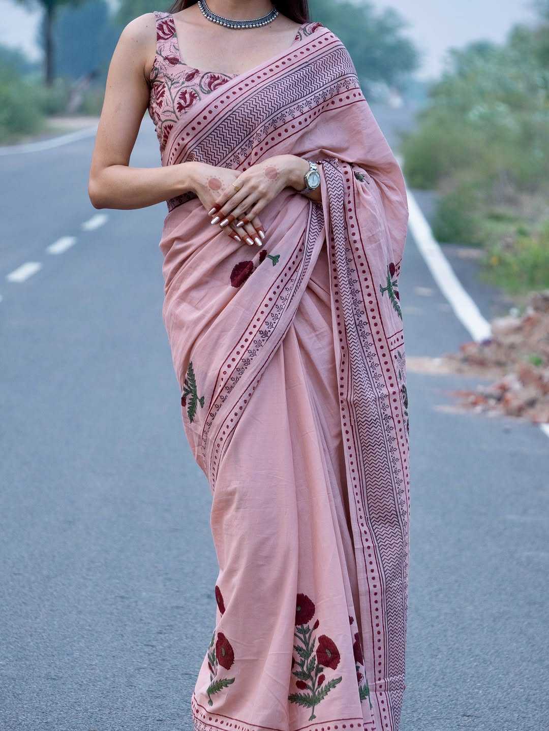 Cotton Fancy Saree