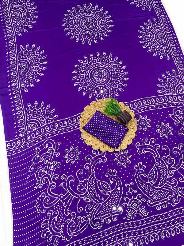 Gajji Silk Party Wear Saree