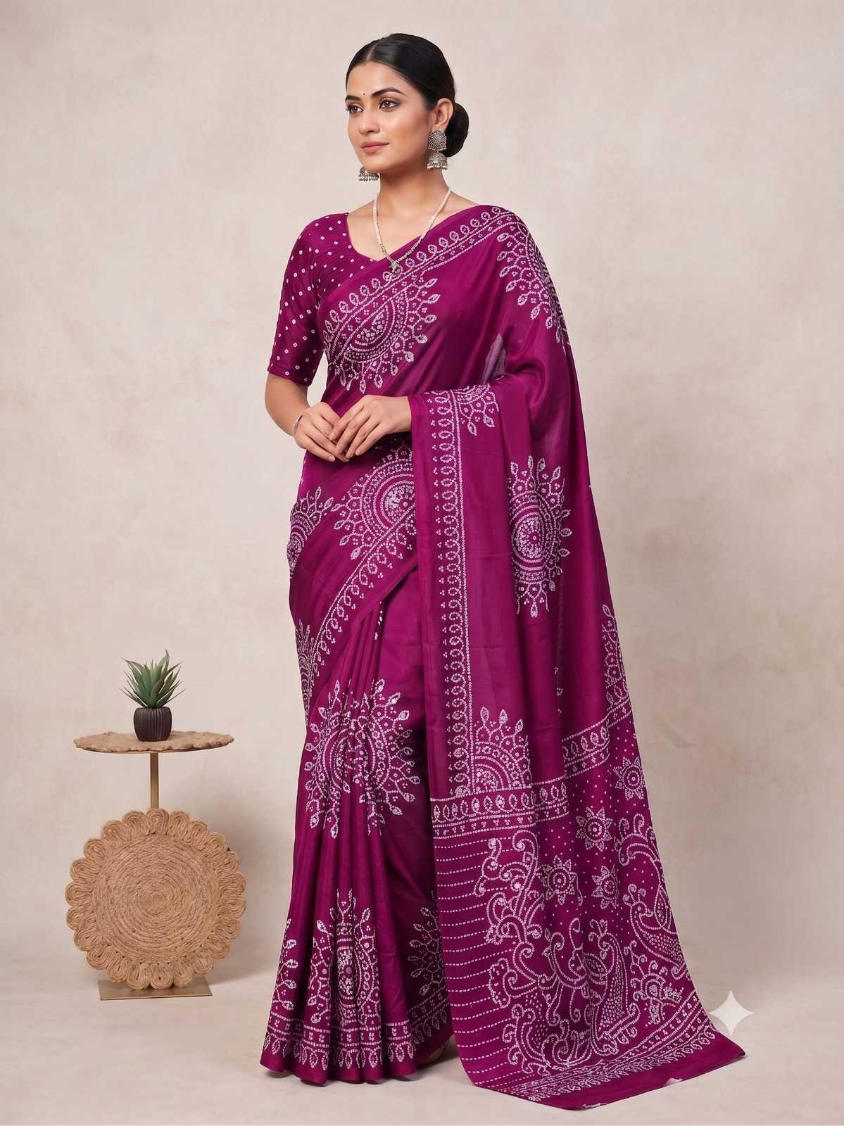 Gajji Silk Party Wear Saree