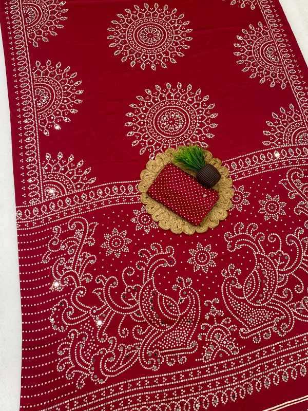 Gajji Silk Party Wear Saree