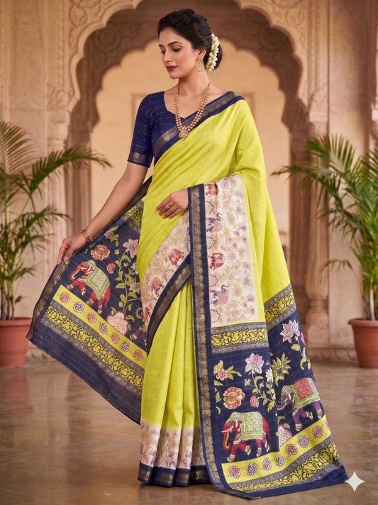 Silk Printed Saree