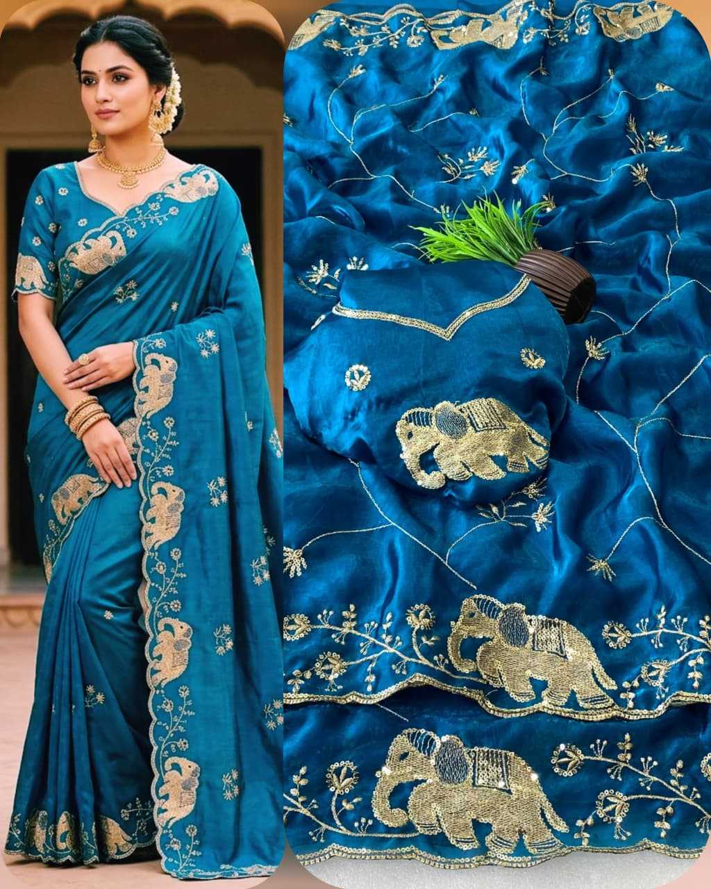 Bahubali Space Silk Designer Saree