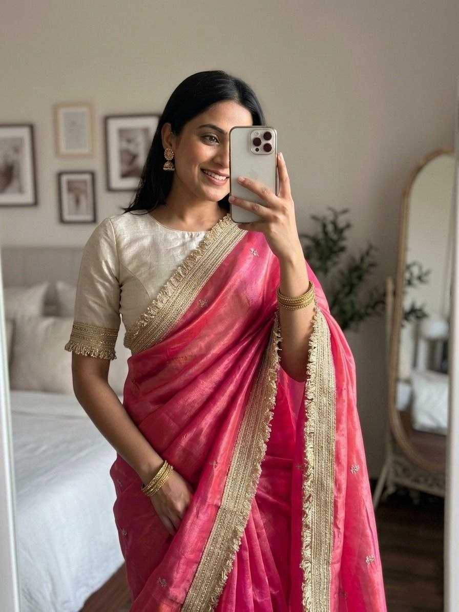 Space Silk Party Wear Saree
