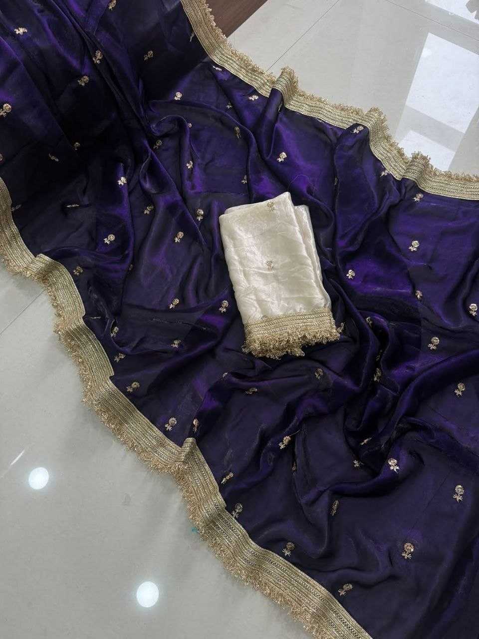 Space Silk Party Wear Saree