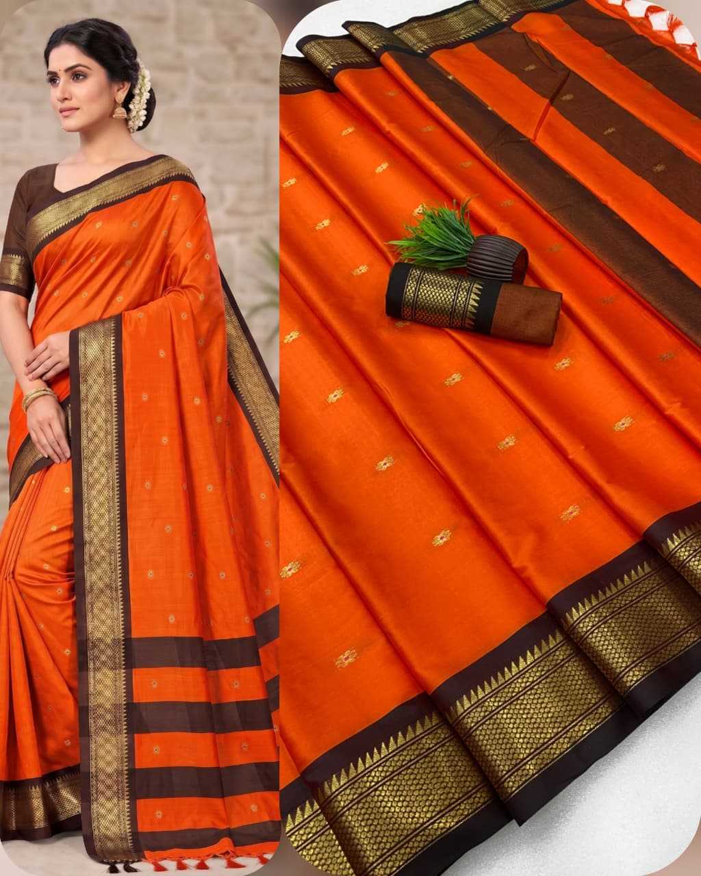 Cotton Soft Silk Designer Saree