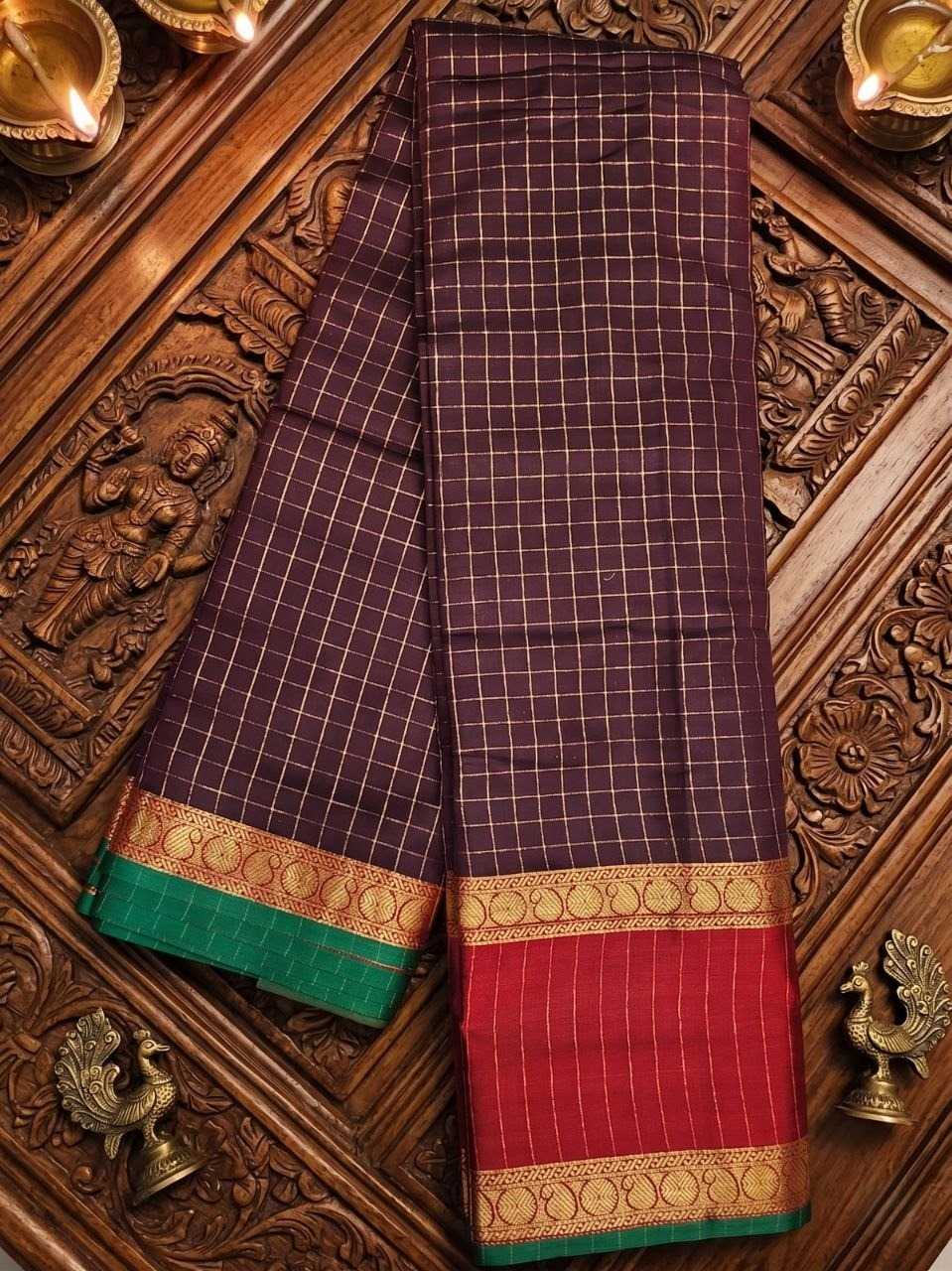 Ganga Banarasi Soft Silk Designer Saree in Black