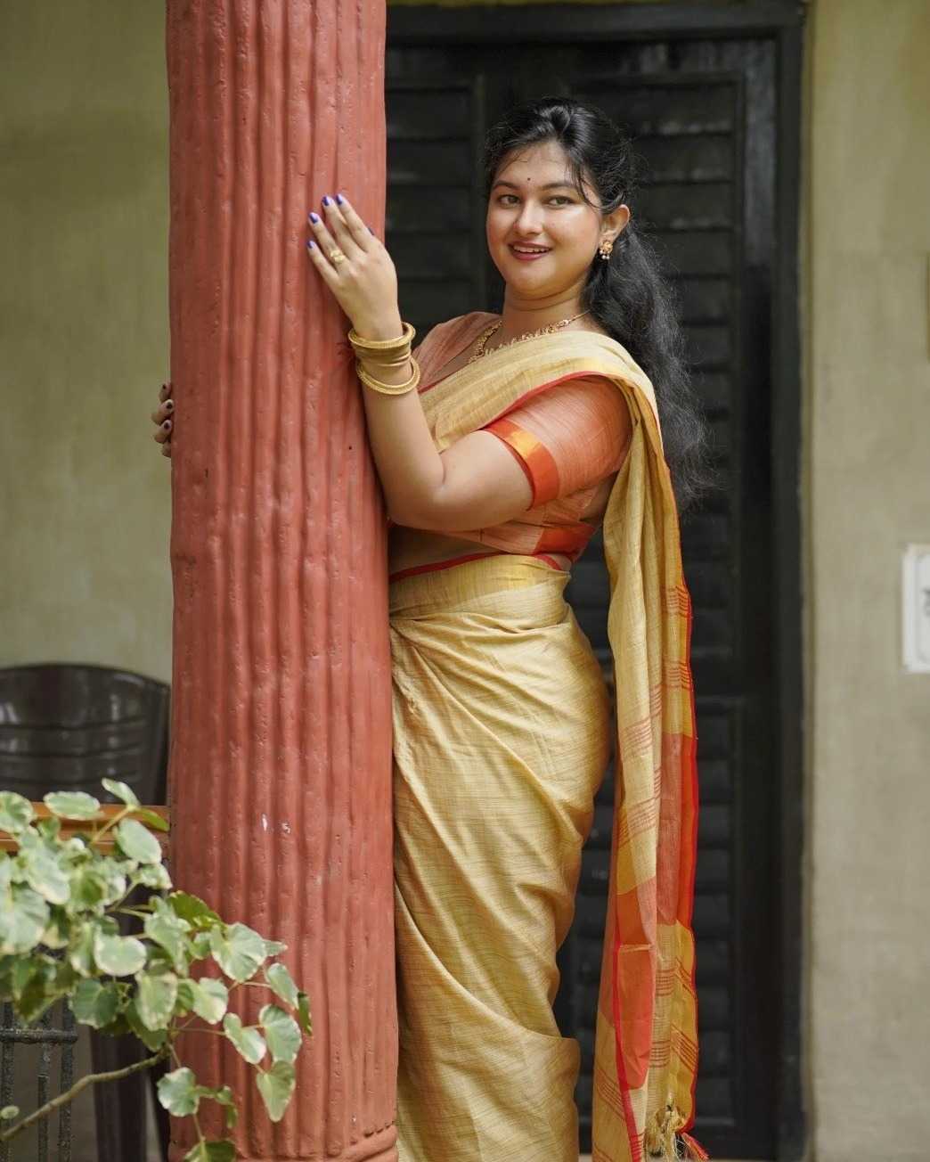 Indian Soft Cotton Designer Saree