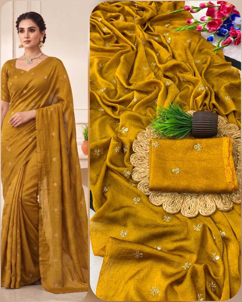 Karina Rangoli Silk Designer Saree