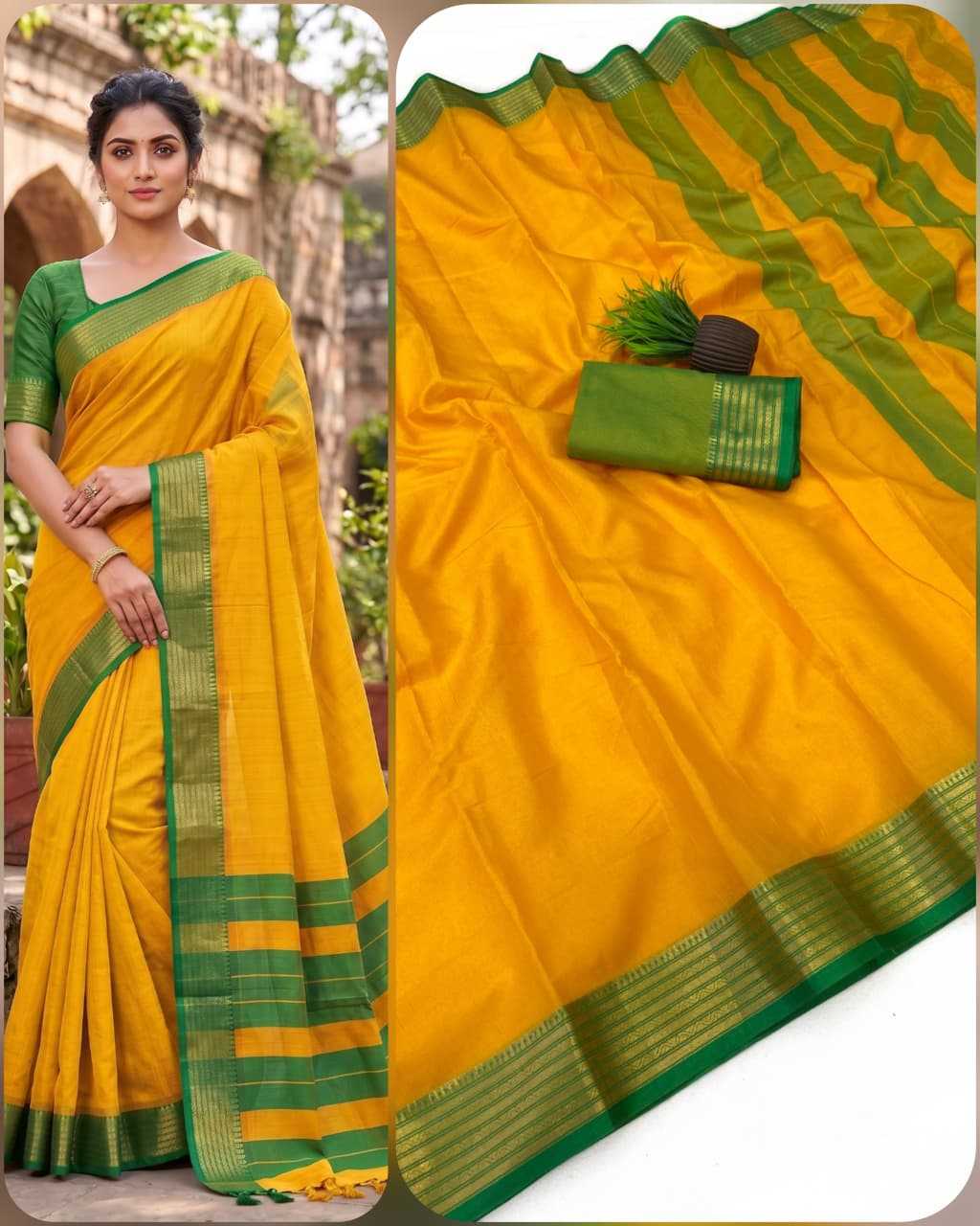 Kota Linen Designer Saree