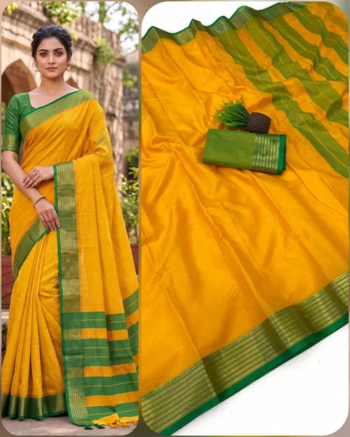 Kota Linen Designer Saree