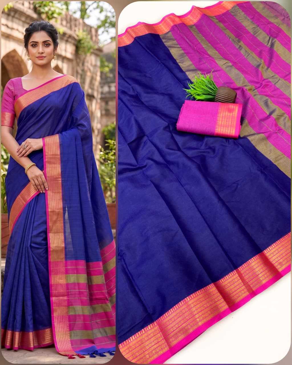 Kota Linen Designer Saree