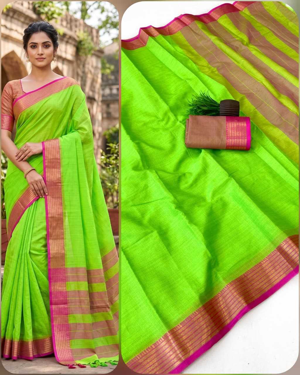 Kota Linen Designer Saree