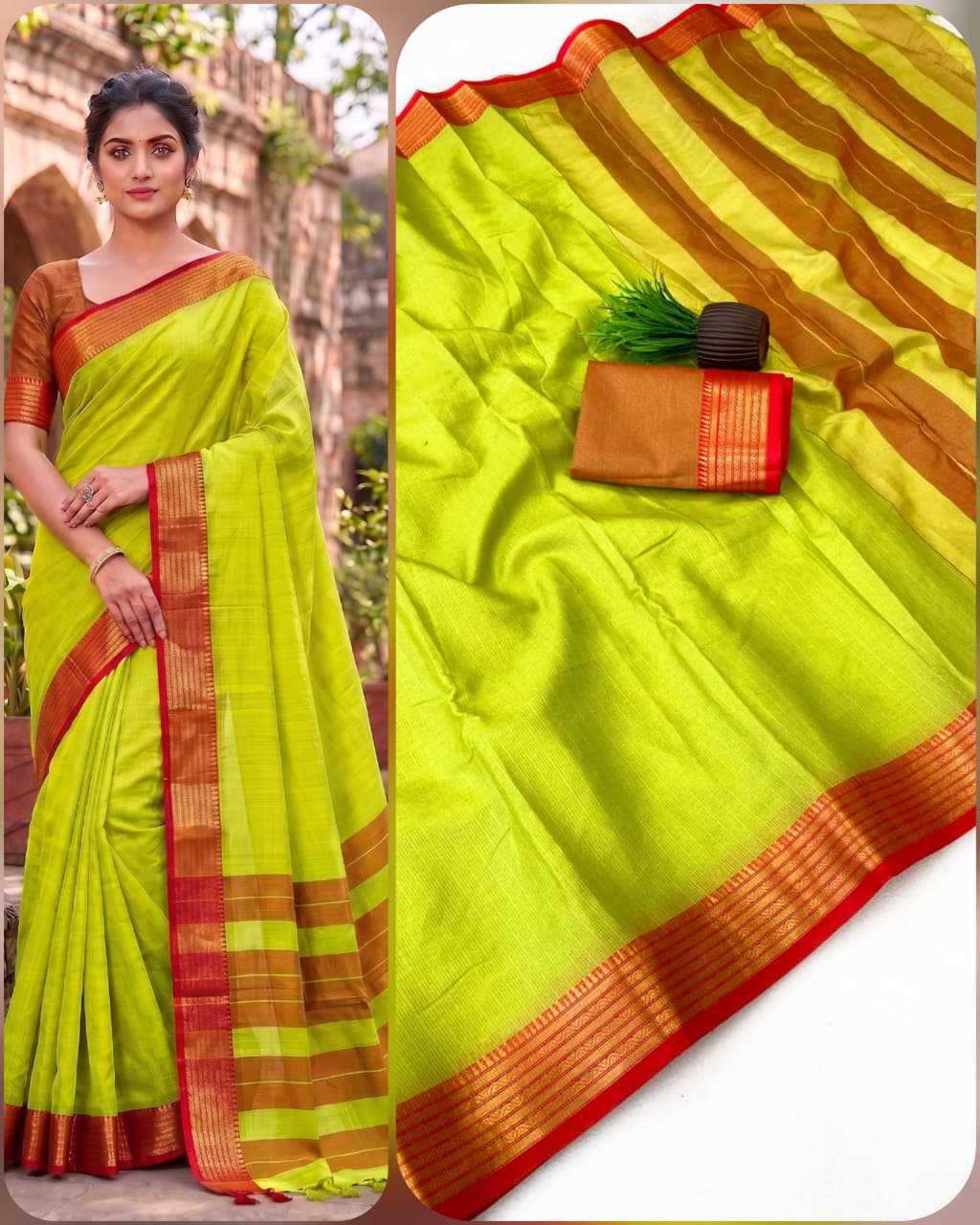 Kota Linen Designer Saree