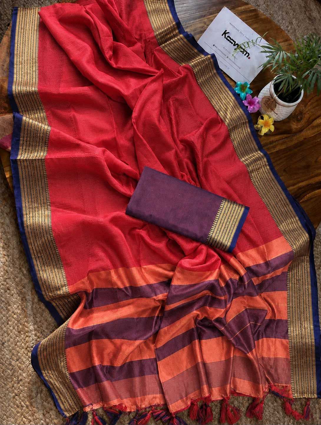 Kota Pure Cotton Designer Saree