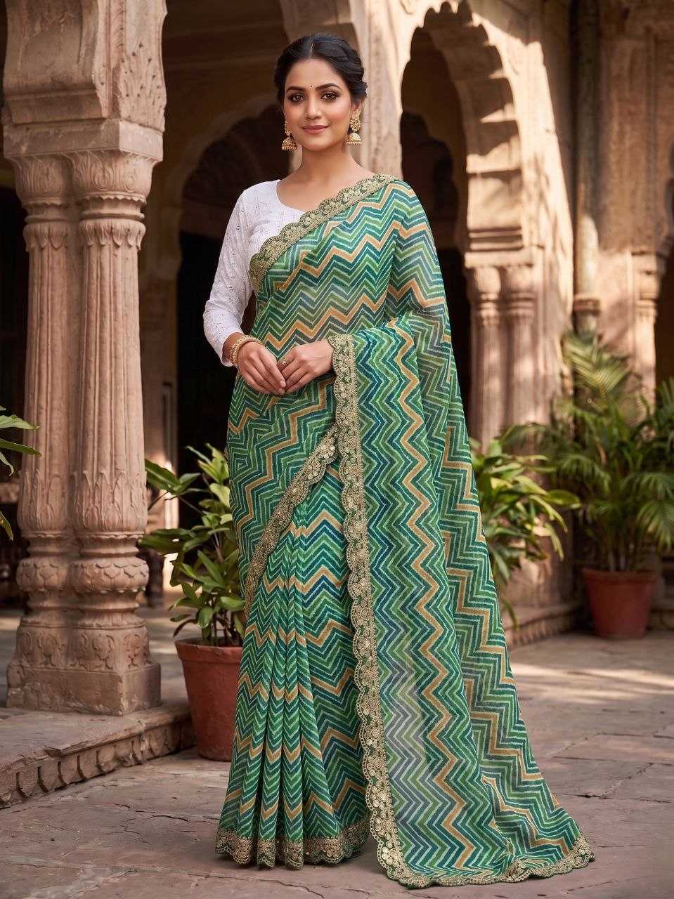 Georgette Printed Saree