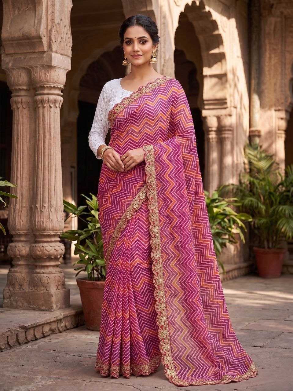 Georgette Printed Saree