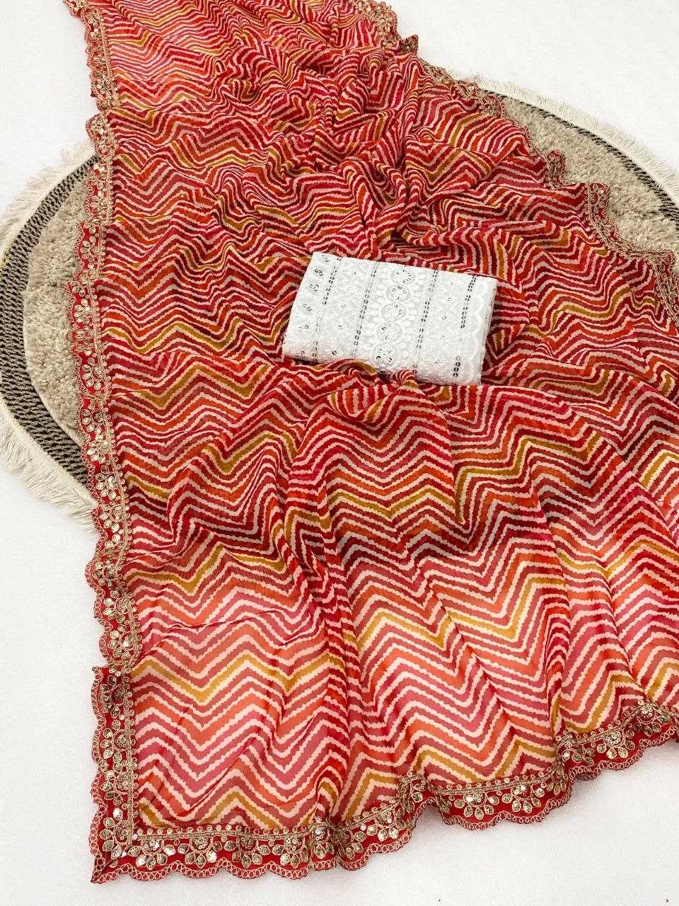 Georgette Printed Saree