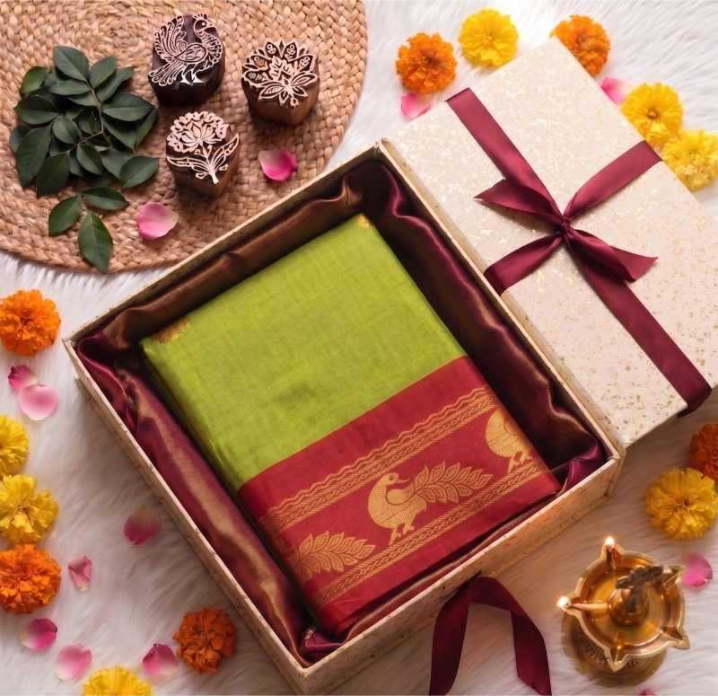 Morpankh Soft Silk Designer Saree