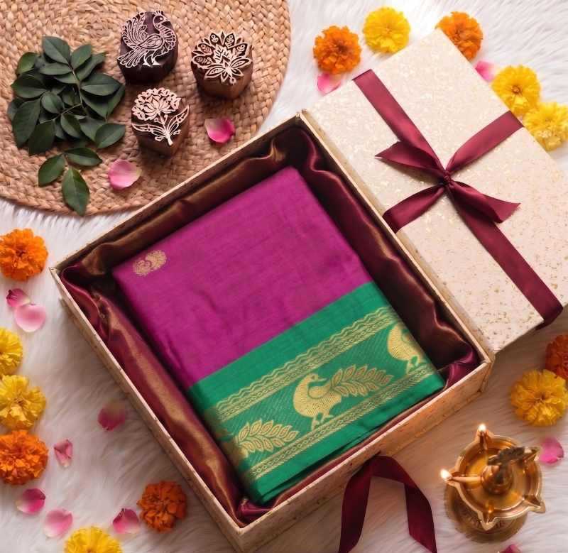 Morpankh Soft Silk Designer Saree