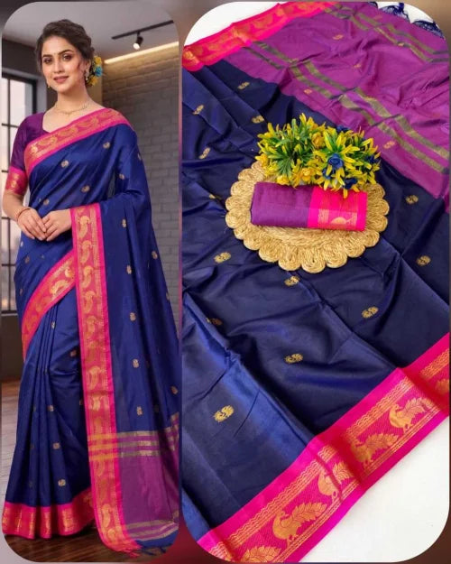 Morpankh Soft Silk Designer Saree