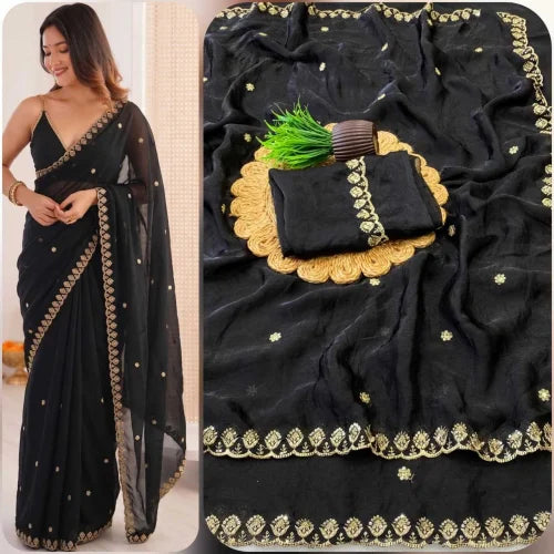 Radha Space Silk Designer Saree