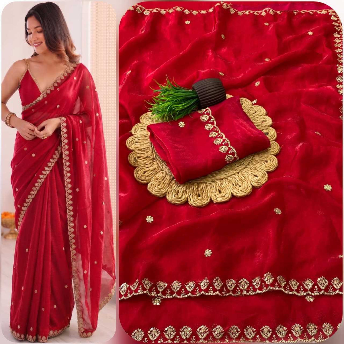 Radha Space Silk Designer Saree