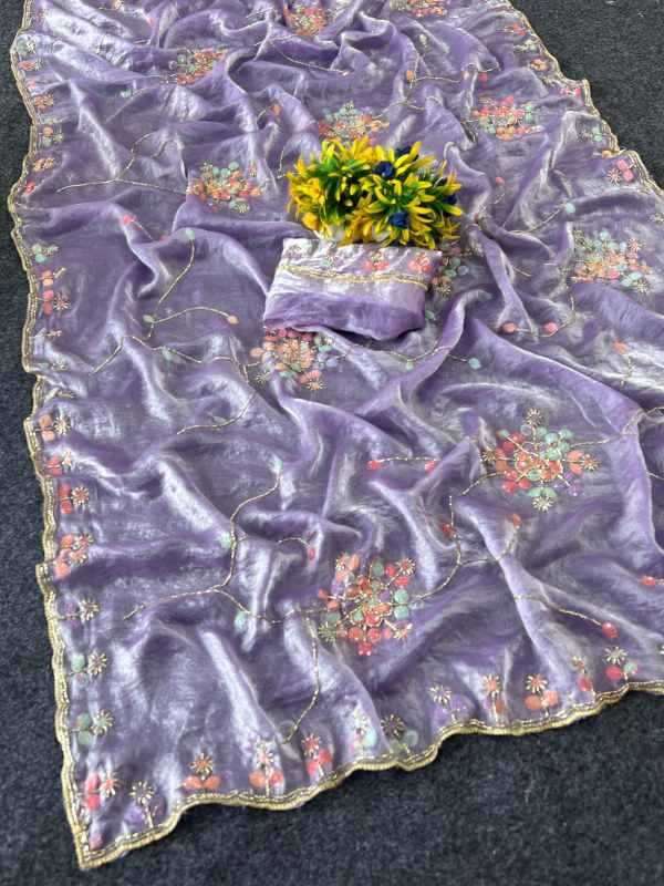 Rohini Space Silk Sequin Saree