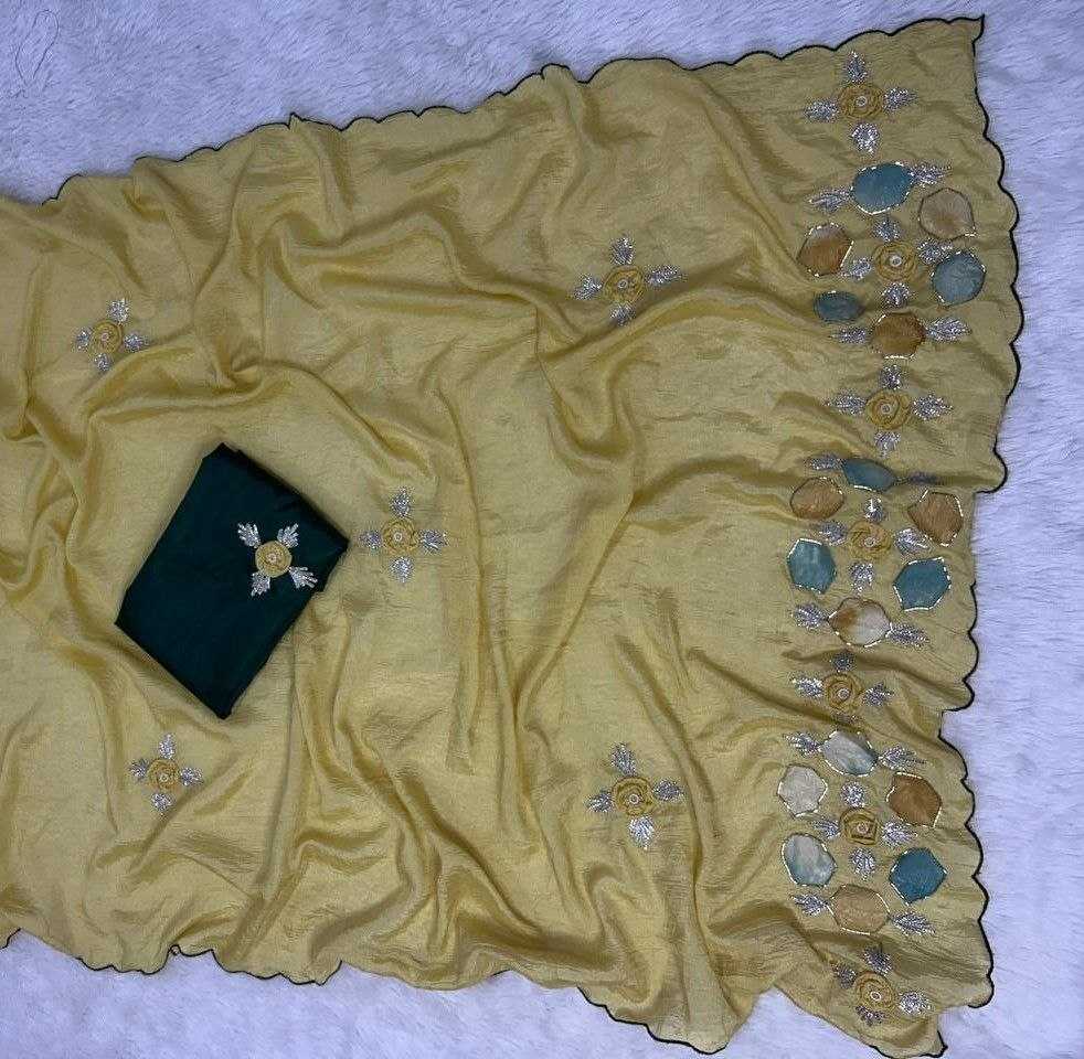 Stone Pearl Designer Saree