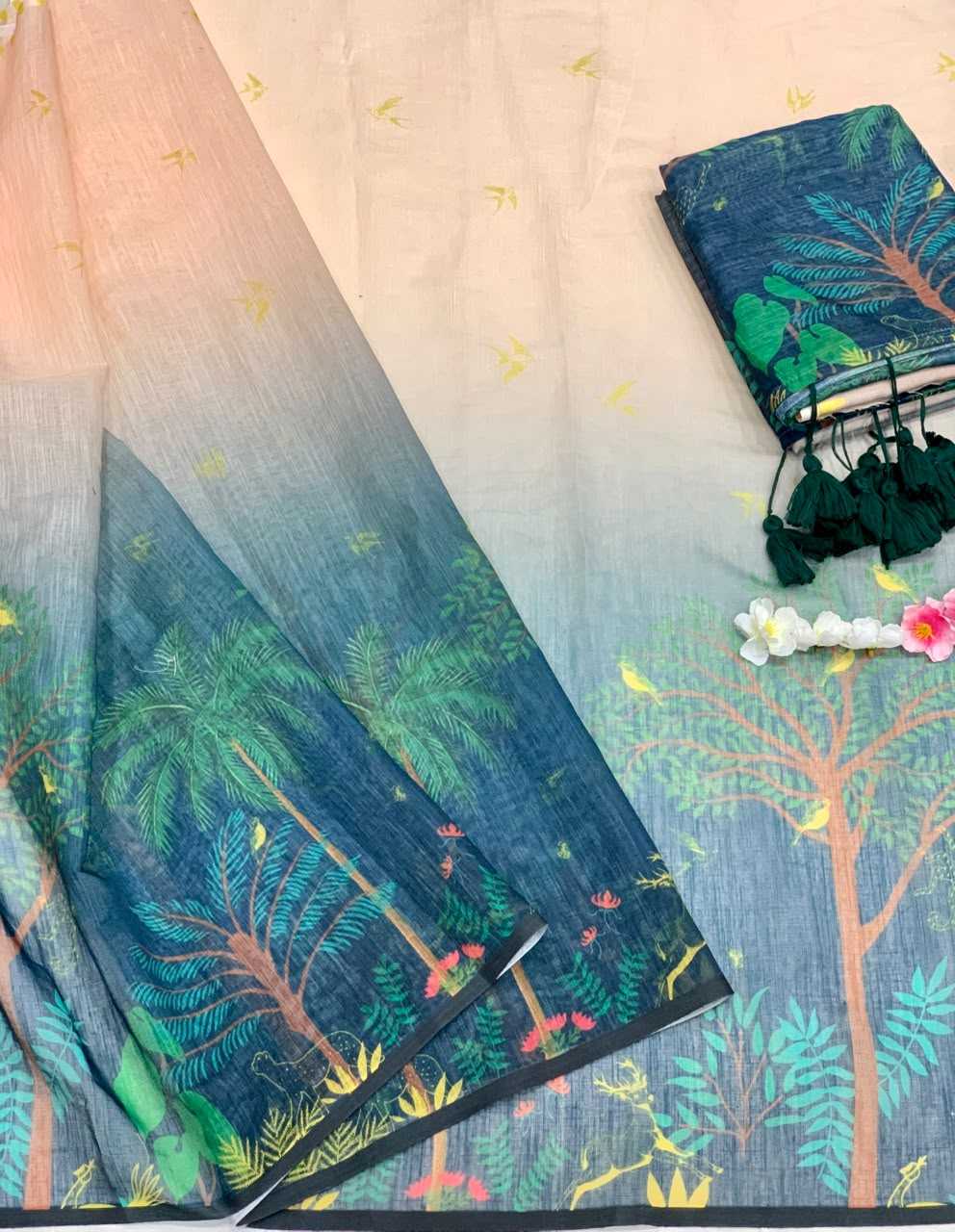 Cotton Printed Saree 355
