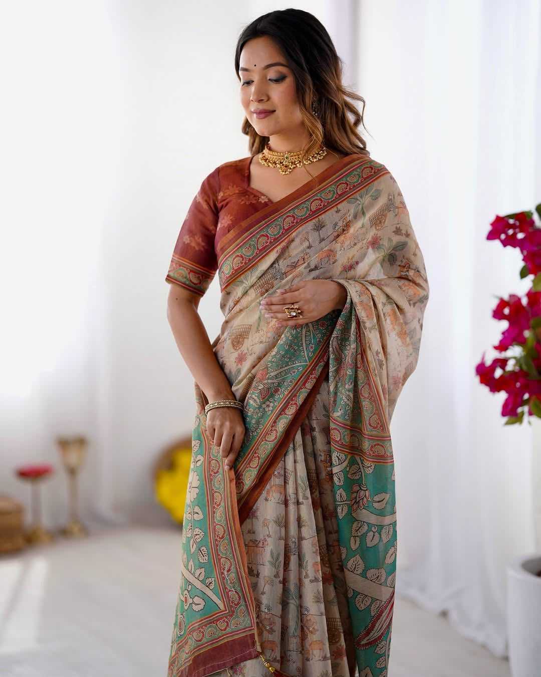 Cotton Printed Saree 371