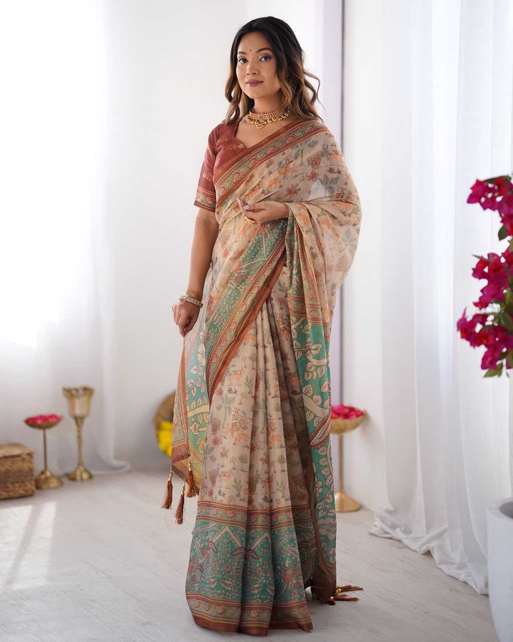 Cotton Printed Saree 371