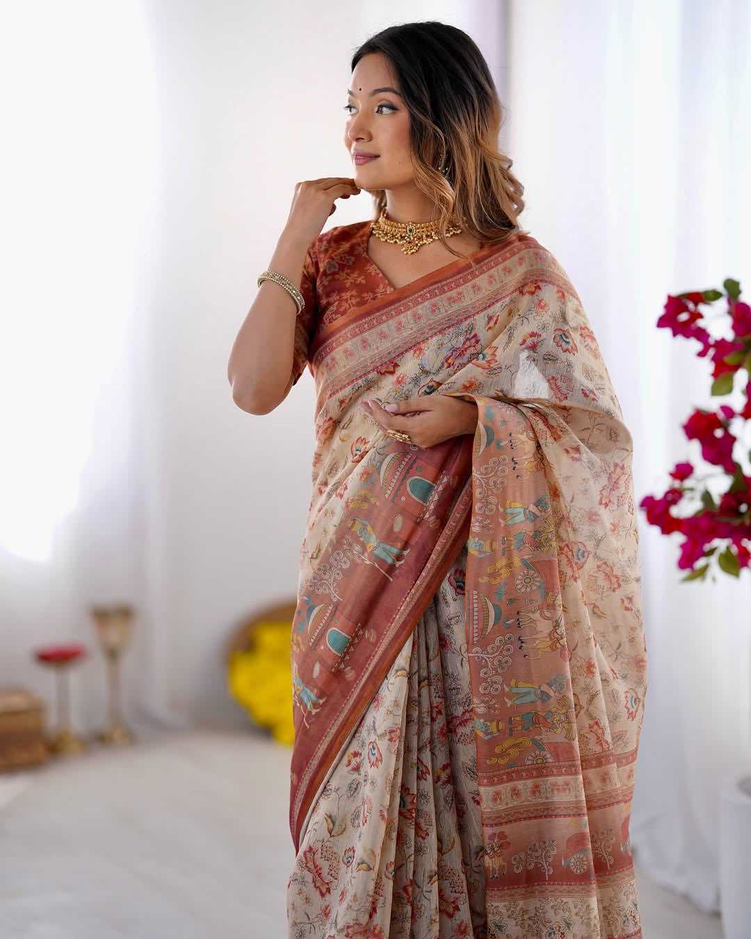 Cotton Printed Saree 372
