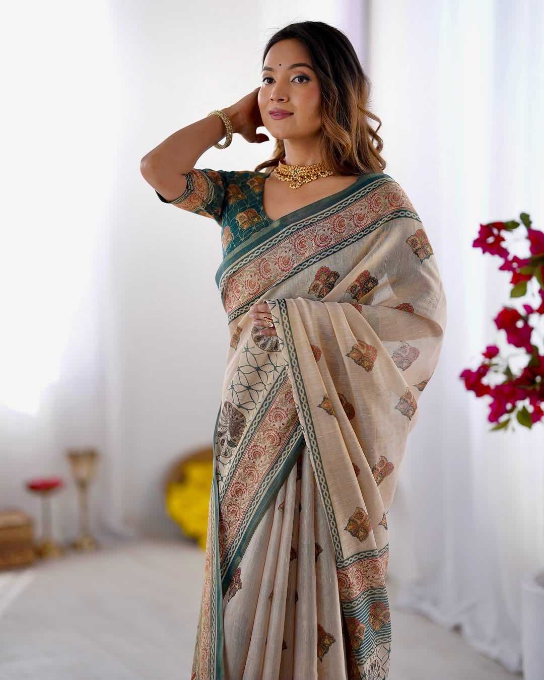 Cotton Printed Saree 374
