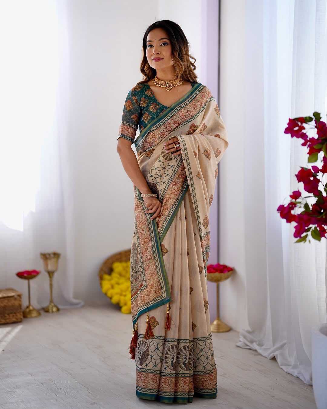 Cotton Printed Saree 374