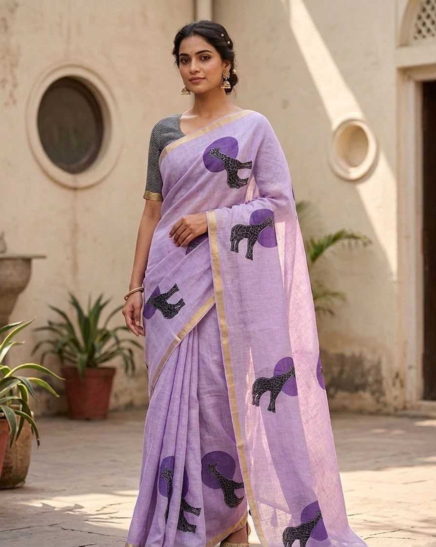 Cotton Printed Saree 383