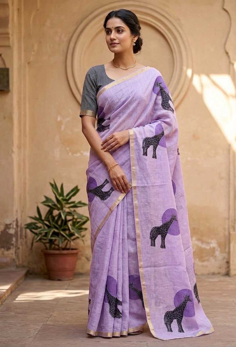 Cotton Printed Saree 383