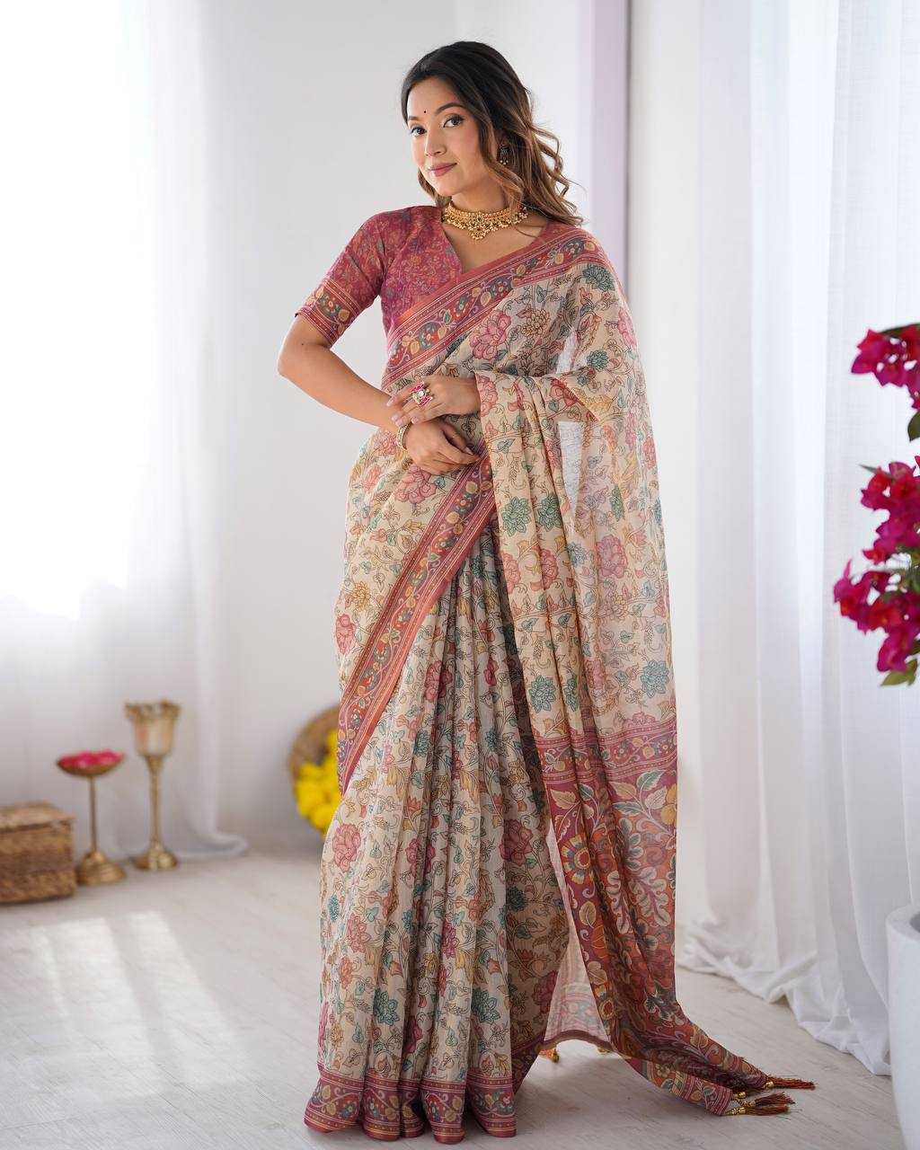 Cotton Designer Saree
