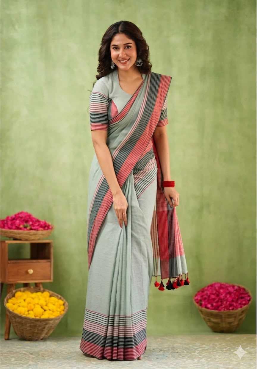 Cotton Printed Saree 391