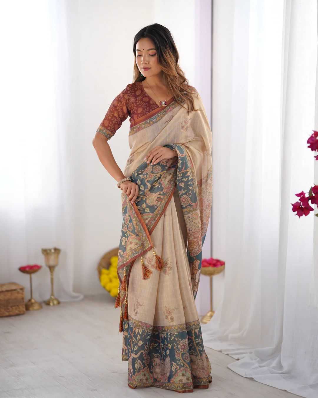 Cotton Printed Saree 393