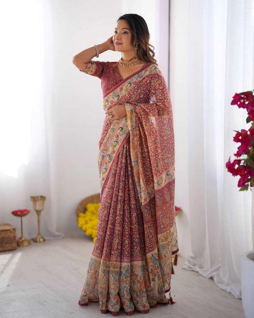 Cotton Printed Saree