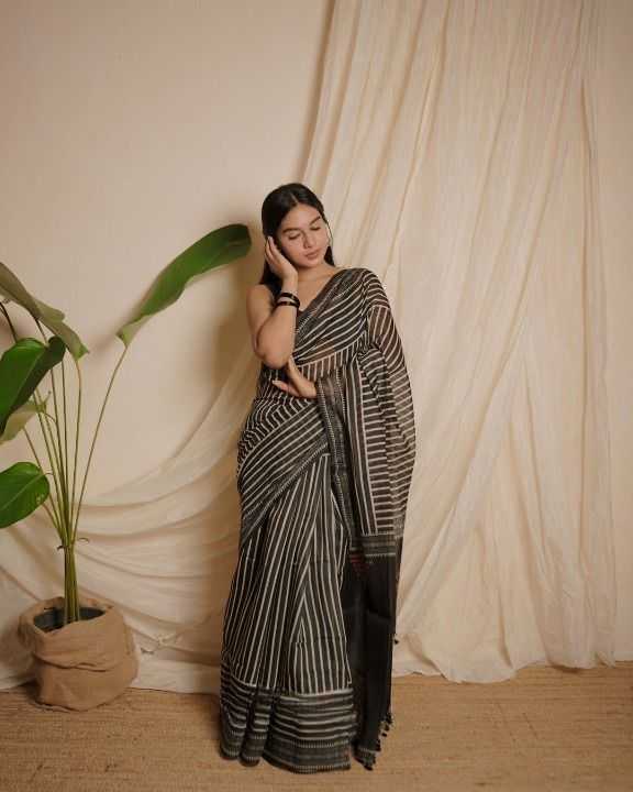 Chanderi Cotton Designer Saree